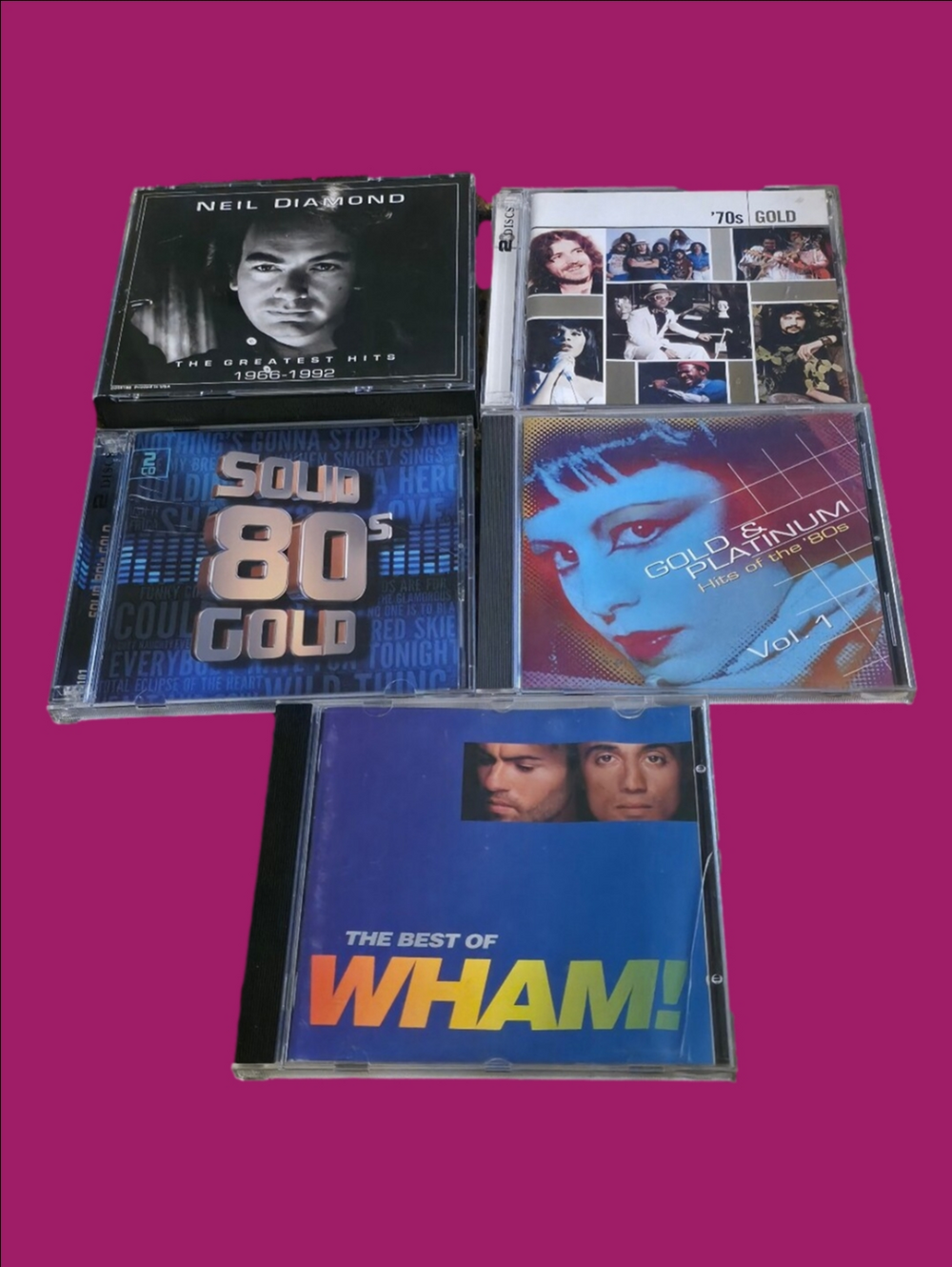 4/$97 Deal! Wham & The Best of 80's Greatest Hits CD Collection